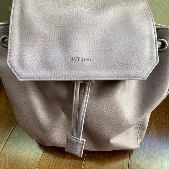 Matt & Nat Mumbai Mini Backpack in Amethyst Purple - Picture 6 of 11